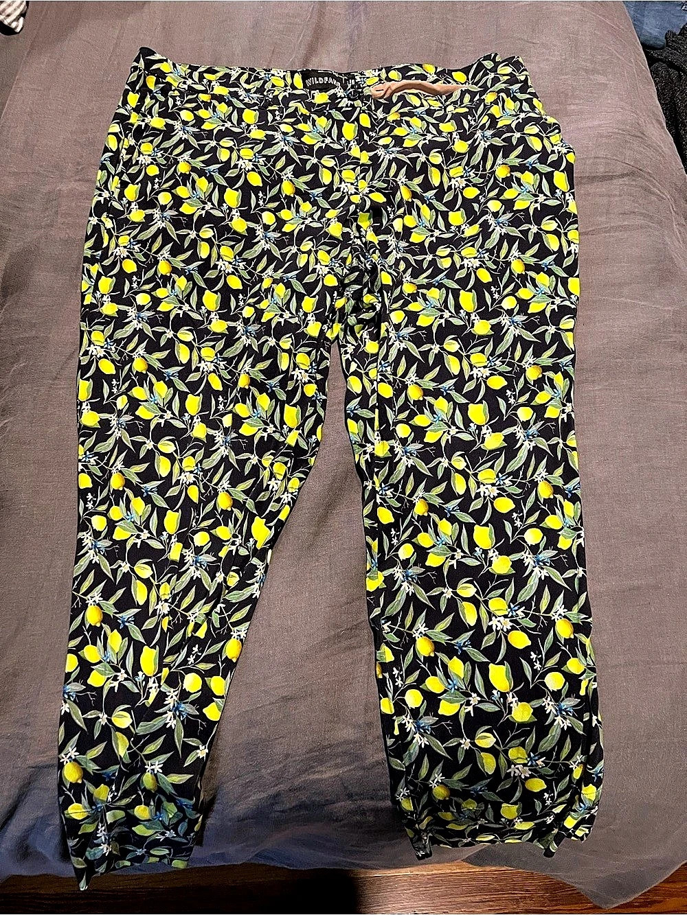 Wildfang The Empower Trouser Floral Straight Leg Pants Size 2X